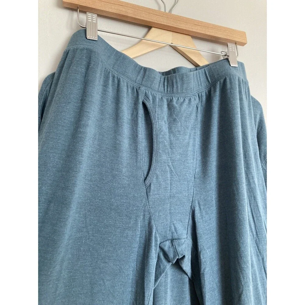 LLBean Set Men’s Base Layer Blue Tencel Lyocell Size XXL Top ~ Size XL Bottom